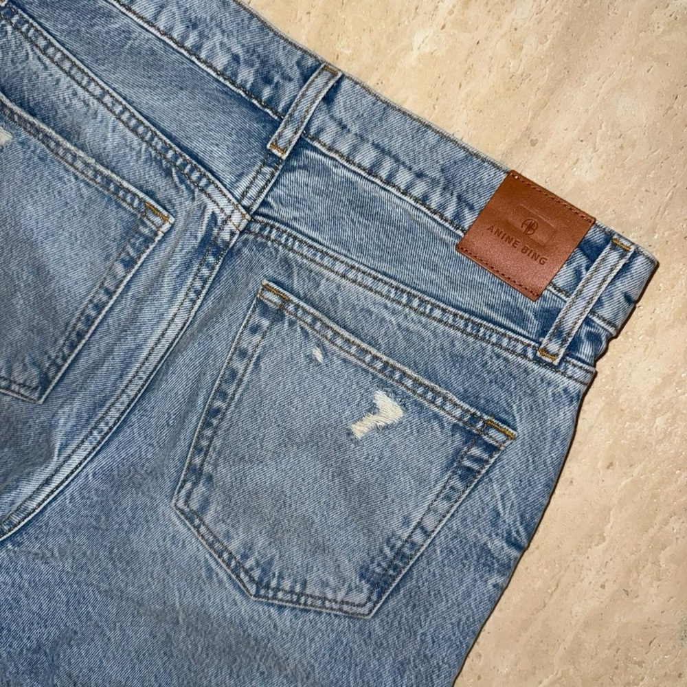 Anine Bing Gavin Relaxed Fit Straight Leg Jeans - Picture 4 of 6